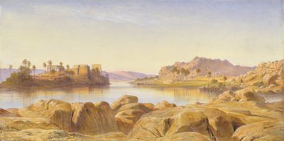 Philae, Egypt by Edward Lear